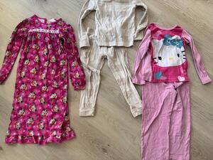 Girls Size 6/7 Fleece Pajama Lot